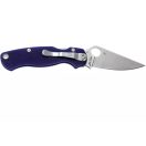 SPYDERCO Para Military 2 Dark Blue G-10 CPM S110V zsebkés - C81GPDBL2