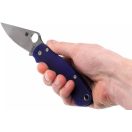 SPYDERCO Para Military 2 Dark Blue G-10 CPM S110V zsebkés - C81GPDBL2