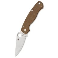 SPYDERCO Para Military 2 Crue-Wear Brown Micarta zsebkés - C81MPCW2