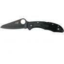SPYDERCO Salt 2 Black Blade lightweight zsebkés - C88PBBK2