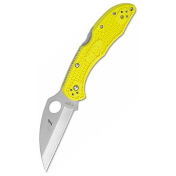 SPYDERCO Salt 2 FRN Yellow Wharncliffe zsebkés