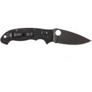 SPYDERCO Manix 2 XL Black Blade zsebkés - C95GPBBK2