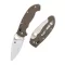 SPYDERCO Manix 2 XL Brown Canvas zsebkés - C95MPCW2