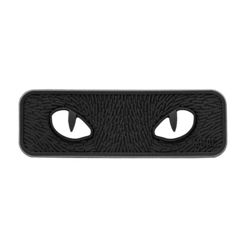 M-TAC Cat Eyes Black PVC Patch felvarró - CE