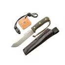 JOKER Nomad Green Micarta Camp Knife túlélőkés