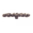 Paracord műgyanta koponya - Fekete - D0034