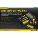 NITECORE D4 Digicharger akkumulátor töltő - D4EU