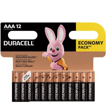 DURACELL Basic Alkáli Ceruza Elem AAA - DBAAAB12