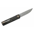 FOX Chnops Black Carbon Fiber Damasteel zsebkés -FX-543-DCF 