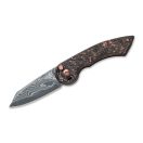 FOX Radius Damascus Snake Skin  CF LTD zsebkés - FX-550DCF
