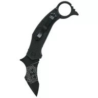 FOX Moa Folder AllBlack G-10 karambit zsebkés - FX-653
