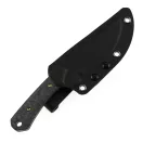 KANSEPT KNIVES Flank AllBlack Carbon Fiber fixpengés - G006A1