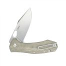 GIANTMOUSE ACE Grand Green Canvas Micarta zsebkés - GMS040