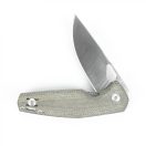GIANTMOUSE ACE Nimbus V2 Green Canvas Micarta zsebkés - GMS045