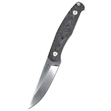 GIANTMOUSE GMF2 Double Black Canvas Micarta fixed - GMS064