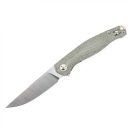 GIANTMOUSE ACE Sonoma Green Canvas Micarta zsebkés - GMS067