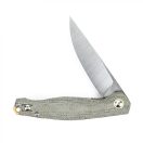 GIANTMOUSE ACE Sonoma Green Canvas Micarta zsebkés - GMS067