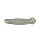 GIANTMOUSE ACE Sonoma Green Canvas Micarta zsebkés - GMS067