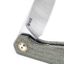 GIANTMOUSE ACE Sonoma Green Canvas Micarta zsebkés - GMS067