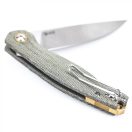 GIANTMOUSE ACE Sonoma Green Canvas Micarta zsebkés - GMS067