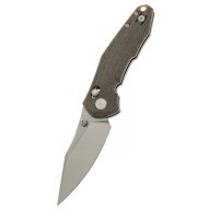 GIANTMOUSE ACE Nazca Green Canvas Micarta zsebkés - GMS079