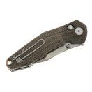 GIANTMOUSE ACE Nazca Green Canvas Micarta zsebkés - GMS079
