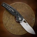GIANTMOUSE ACE Jagt Black Canvas Micarta zsebkés - GMS113
