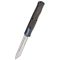 HERETIC KNIVES Cleric II Tanto Carbon Fiber OTF rugós bicska - H019-2B-CF-BLU