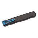 HERETIC KNIVES Cleric II Tanto Carbon Fiber OTF rugós bicska - H019-2B-CF-BLU