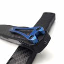HERETIC KNIVES Cleric II Tanto Carbon Fiber OTF rugós bicska - H019-2B-CF-BLU