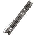 KERSHAW Auto Launch 18 Gray Damaszt zsebkés - K-7551DAM