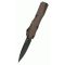 KERSHAW Livewire Blackwash Spearpoint Brown OTF rugós bicska - K-9000FDEBW