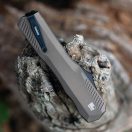 KERSHAW Livewire Blackwash Spearpoint Brown OTF rugós bicska - K-9000FDEBW