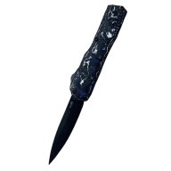 KERSHAW Livewire Aluminium Black MMC CF OTF rugós bicska - K-9000PURCF