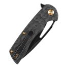 KANSEPT KNIVES Kryo Black Rose Titanium Black Blade zsebkés - K1001M1