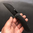 KANSEPT KNIVES Convict Black Framelock zsebkés