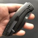 KANSEPT KNIVES Convict Black Framelock zsebkés