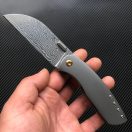 KANSEPT KNIVES Convict Damasteel zsebkés