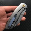 KANSEPT KNIVES Convict Damasteel zsebkés
