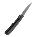 KANSEPT KNIVES Fenrir Damascus Titanium and Twill Carbon zsebkés - K1034D1