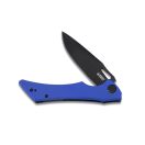 KUBEY Raven Blue G-10 Black Blade zsebkés - KB245H