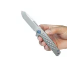 KUBEY Steelhead Belt Satin Grey Titanium zsebkés - KB315A