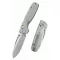 KUBEY Bluff Sandblasted Gray Titanium zsebkés - KB383C