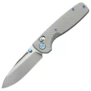 KUBEY Bluff Sandblasted Gray Titanium zsebkés - KB383C