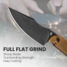 KIZER Harpoon Mini Pei Black Blade fixpengés - KI1040S5