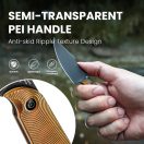 KIZER Harpoon Mini Pei Black Blade fixpengés - KI1040S5
