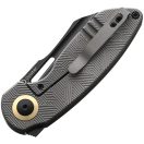 KIZER October Blackwashed Titanium zsebkés
