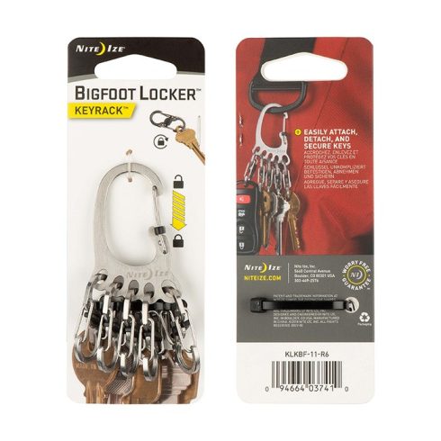 NITE IZE Keyrack BigFoot locker kulcstartó - KLKBF-11-R6