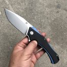 KANSEPT KNIVES Hellx black blue zsebkés - KT1008A1