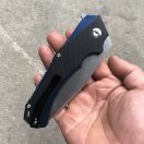 KANSEPT KNIVES Hellx black blue zsebkés - KT1008A1
